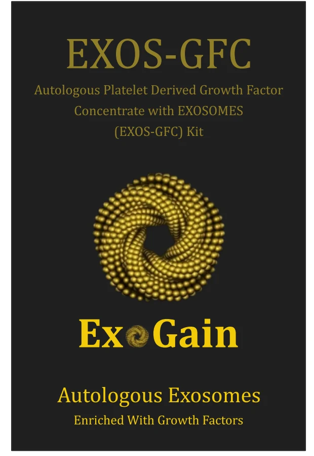 ExoGain EXOS-GFC kit — autologous platelet derived growth factor concentrate with exosomes